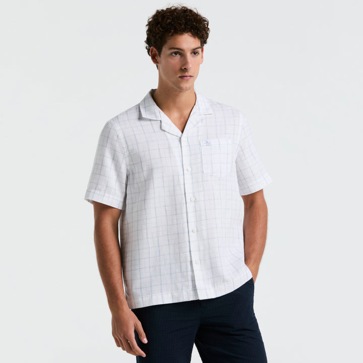 Camisa Manga Corta A Cuadros