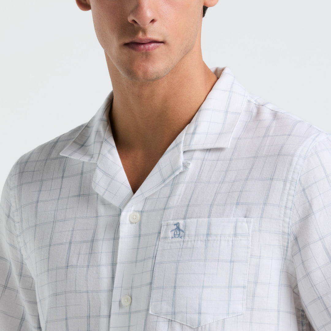 Camisa Manga Corta A Cuadros