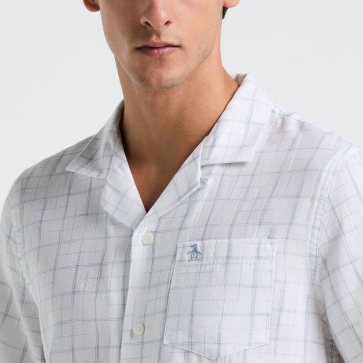 Camisa Manga Corta A Cuadros