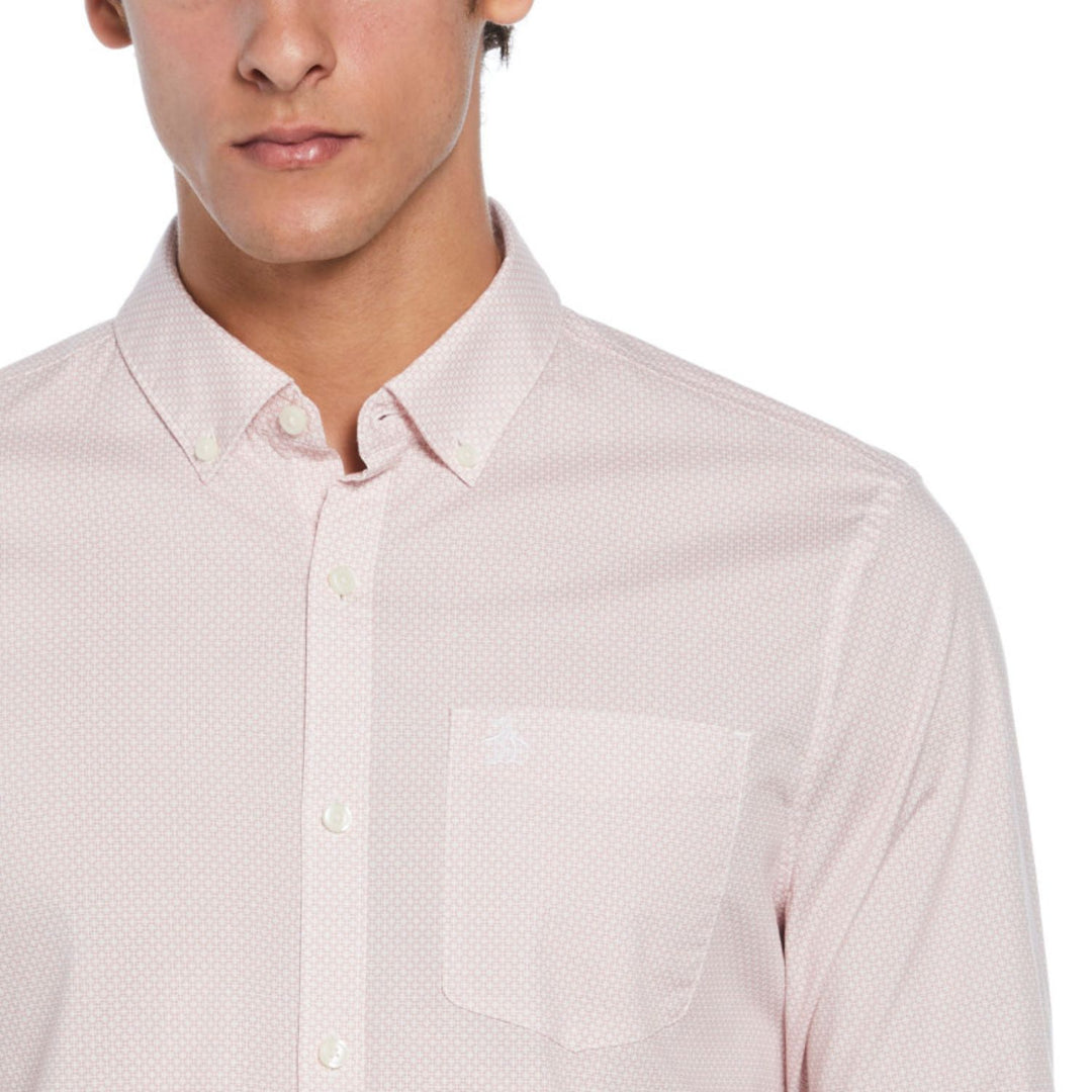 Camisa De Manga Larga Ditsy Geo