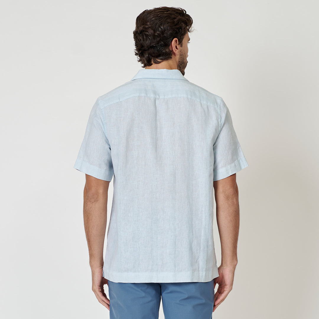 Camisa Manga Corta A Rayas Tonales