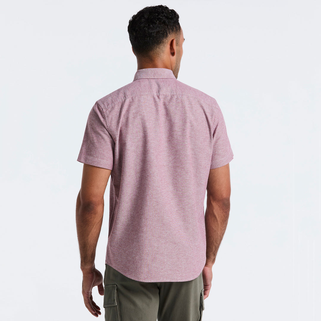 Camisa Manga Corta Oxford Sin Bolsillo
