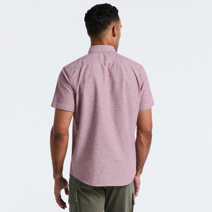 Camisa Manga Corta Oxford Sin Bolsillo