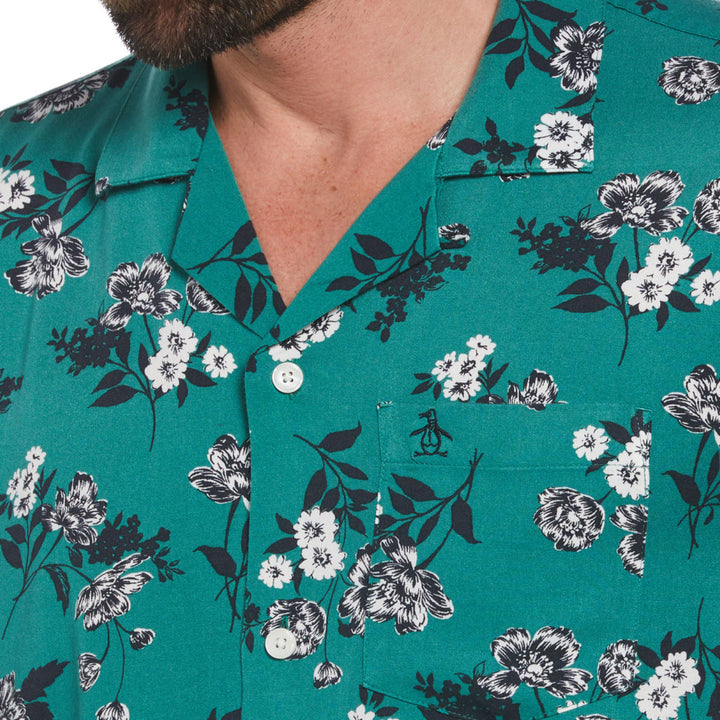 Camisa Manga Corta Bouquet Floral