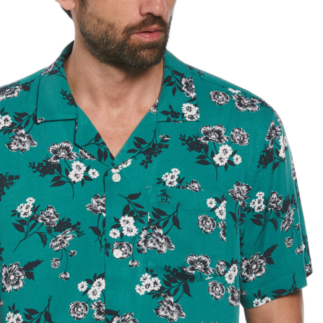 Camisa Manga Corta Bouquet Floral