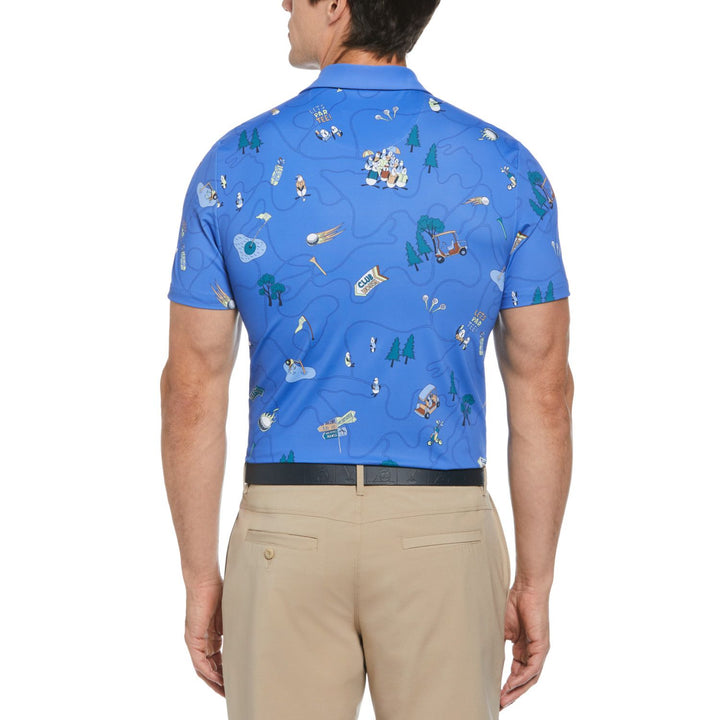 Polo De Golf Full Print Pete's Golf