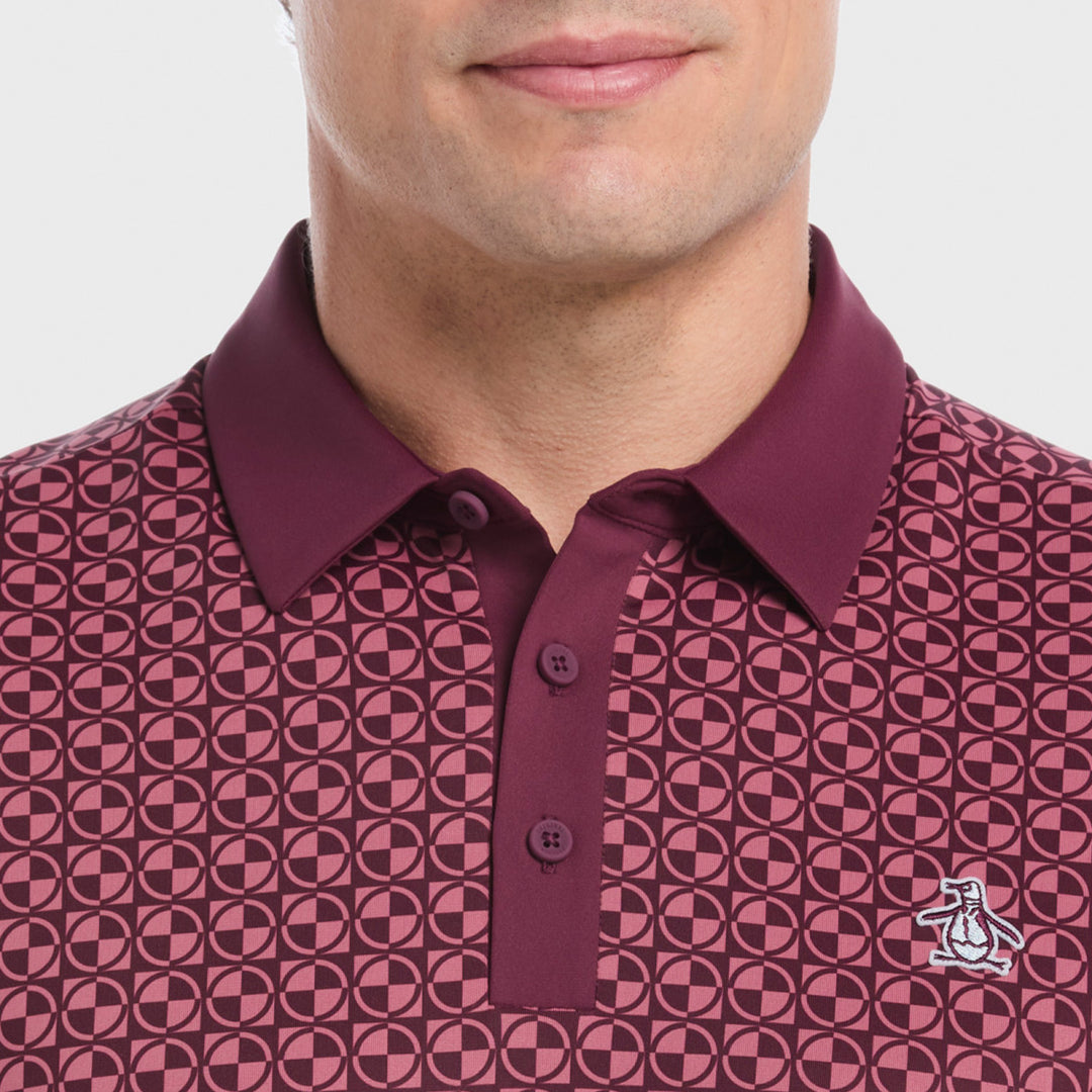 Polo De Golf Petes Check Print