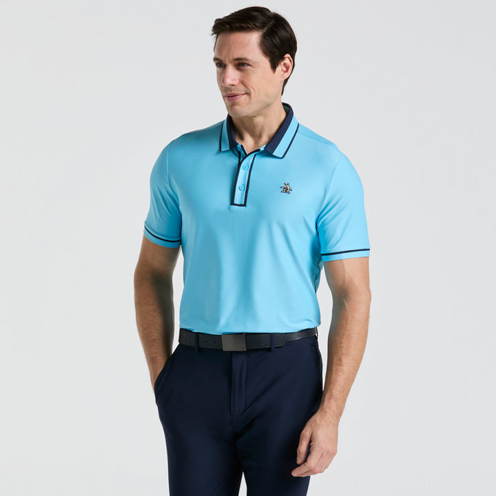 Polo Ribbed Earl Blocked