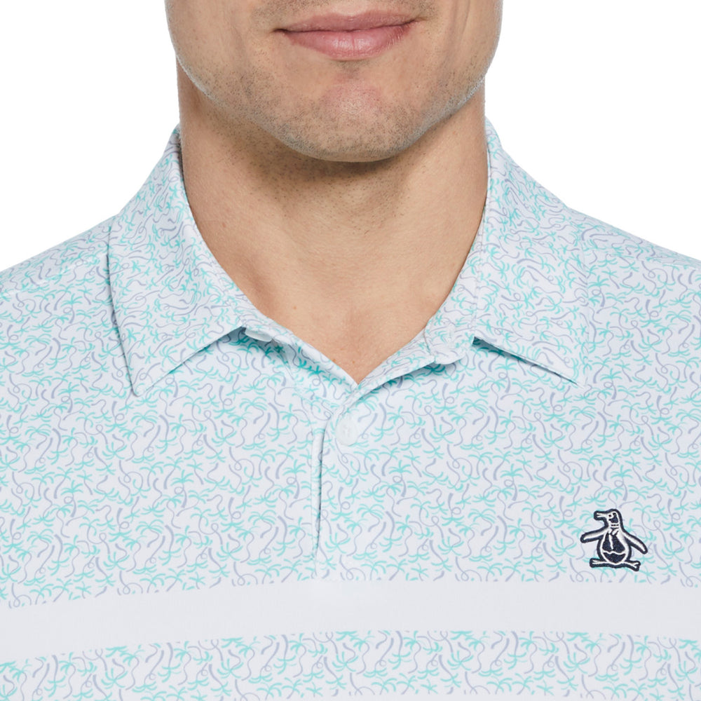 Polo Con Franja En Pecho - Original Penguin México