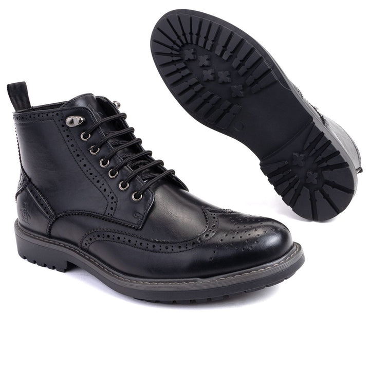 Zapato Tipo Bota Edwin Negro