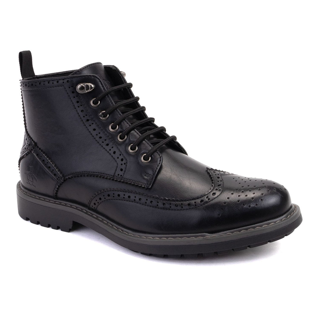 Zapato Tipo Bota Edwin Negro