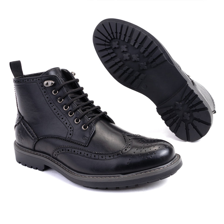 Zapato Bota Cab Edwin Negro