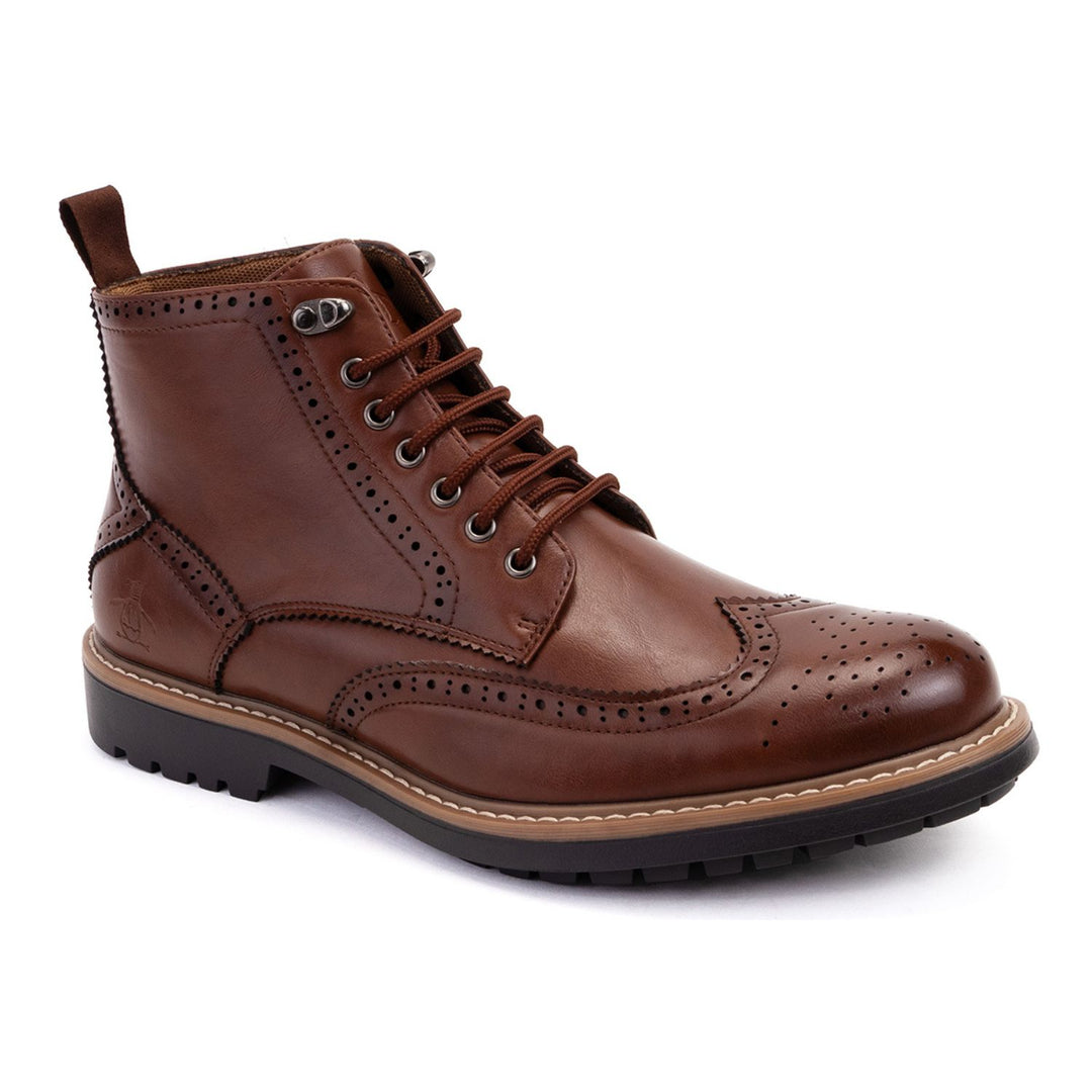 Zapato Tipo Bota Edwin Cafe