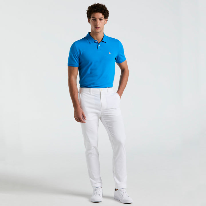 Pantalon De Algodon Tencel Corte Chino