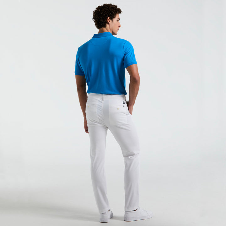 Pantalon De Algodon Tencel Corte Chino