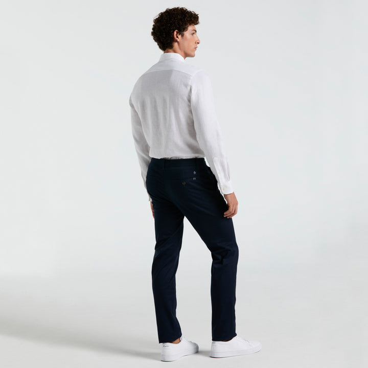 Pantalon Chino De Algodón Tencel