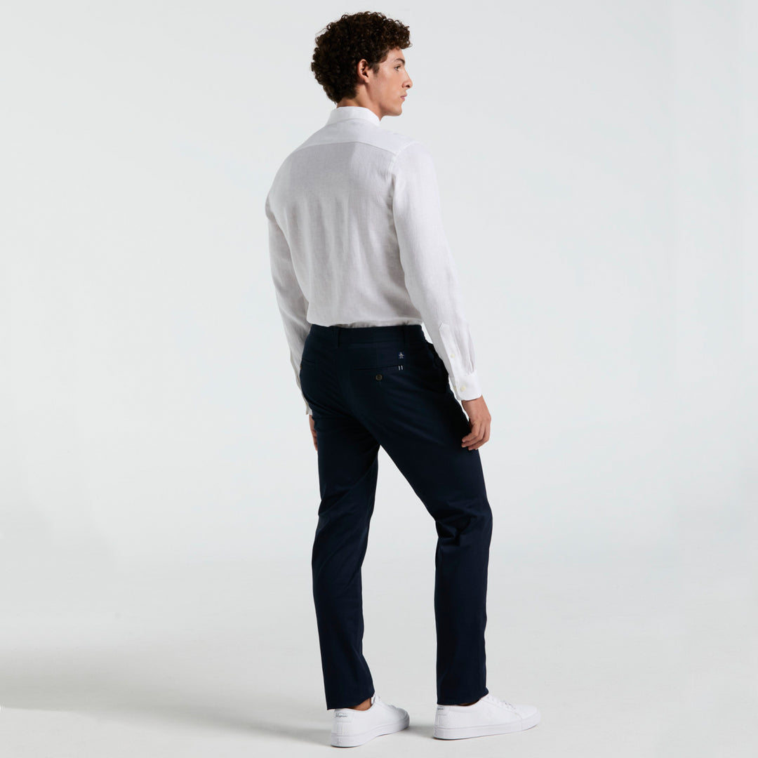 Pantalon Chino De Algodón Tencel
