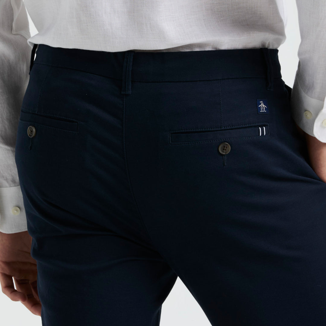 Pantalon Chino De Algodón Tencel