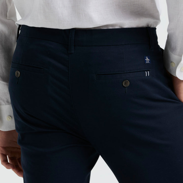 Pantalon Chino De Algodón Tencel