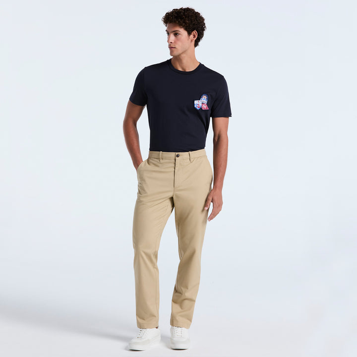 Pantalon Chino De Algodón Tencel Straight Fit