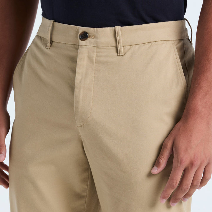 Pantalon Chino De Algodón Tencel Straight Fit