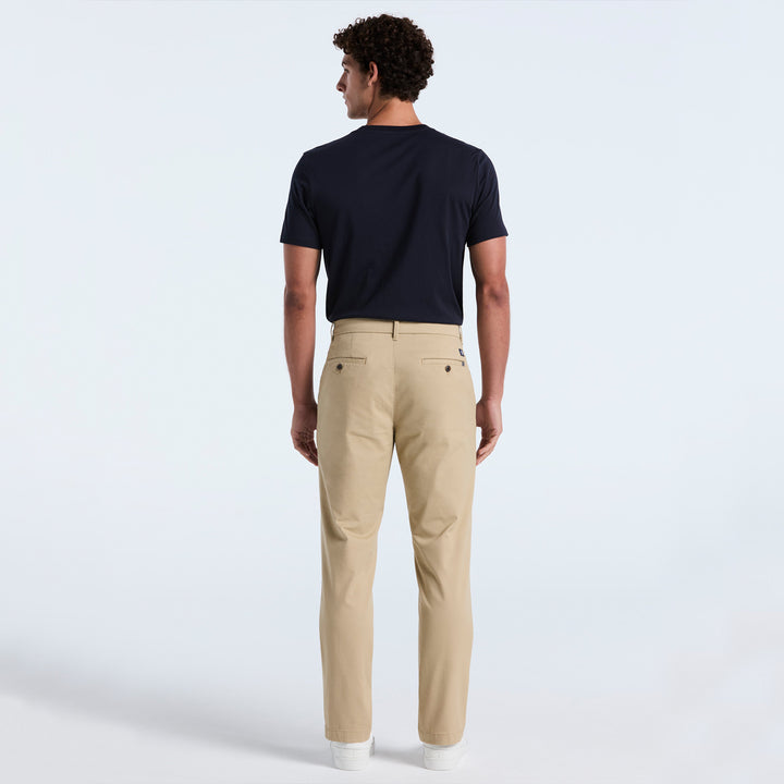 Pantalon Chino De Algodón Tencel Straight Fit