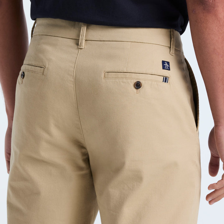 Pantalon Chino De Algodón Tencel Straight Fit