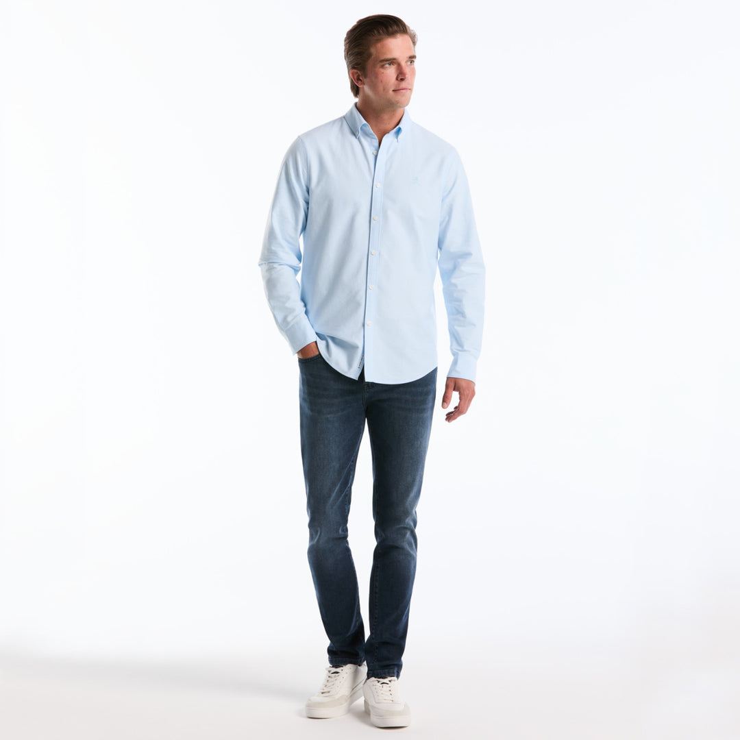 Jeans Denim Negro Indigo Con 5 Bolsillos