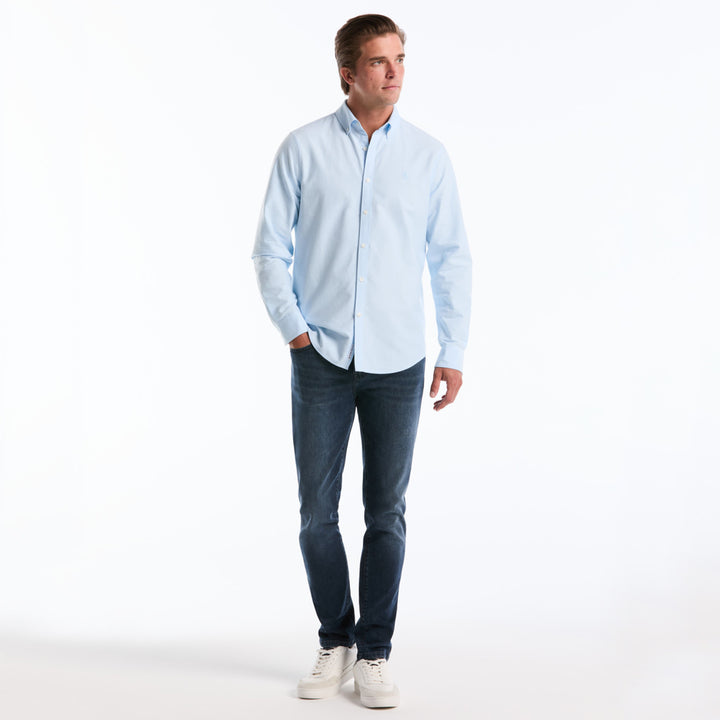 Jeans Denim Negro Indigo Con 5 Bolsillos