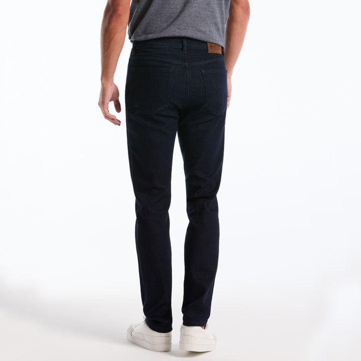 Jeans Denim Negro Con 5 Bolsillos