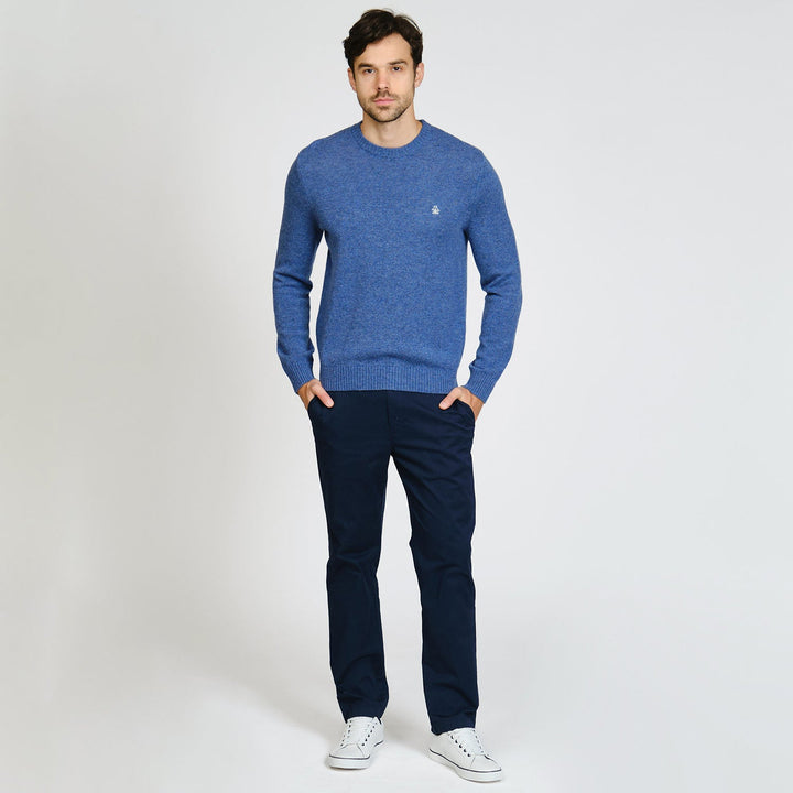 Sueter De Lana Con Cuello Redondo