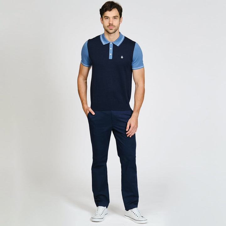 Polo De Algodón Colorblock