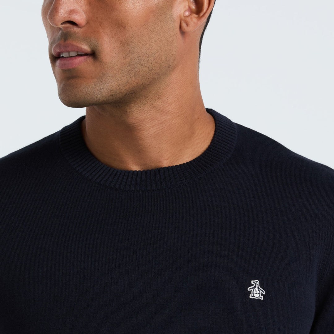 Sueter De Algodón Con Cuello Redondo