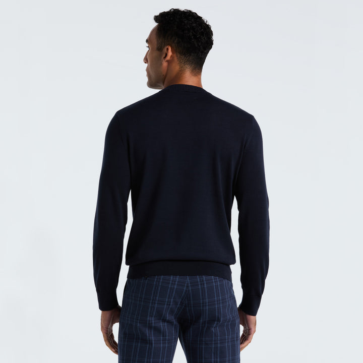 Sueter De Algodón Con Cuello Redondo