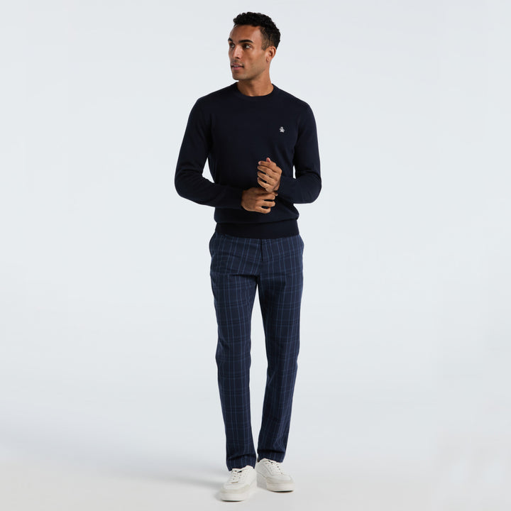 Sueter De Algodón Con Cuello Redondo