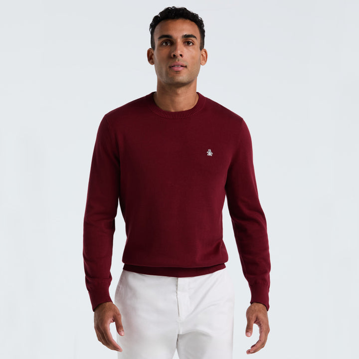 Sueter De Algodón Con Cuello Redondo