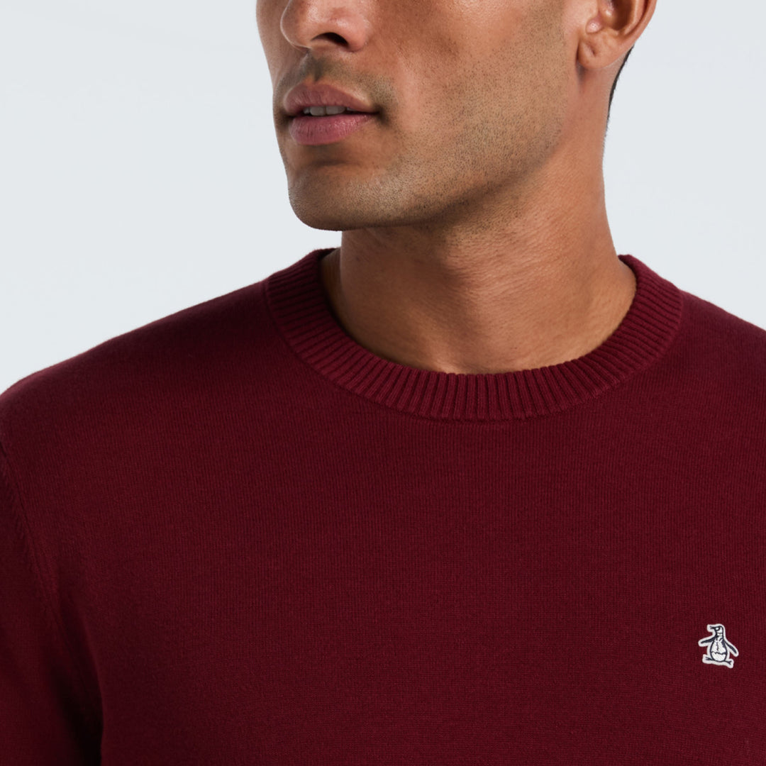 Sueter De Algodón Con Cuello Redondo