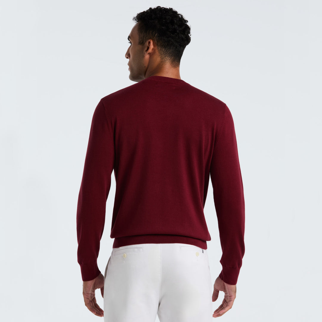 Sueter De Algodón Con Cuello Redondo