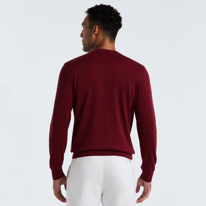 Sueter De Algodón Con Cuello Redondo