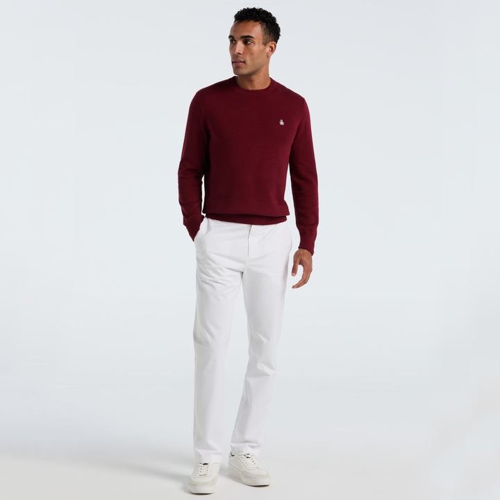 Sueter De Algodón Con Cuello Redondo