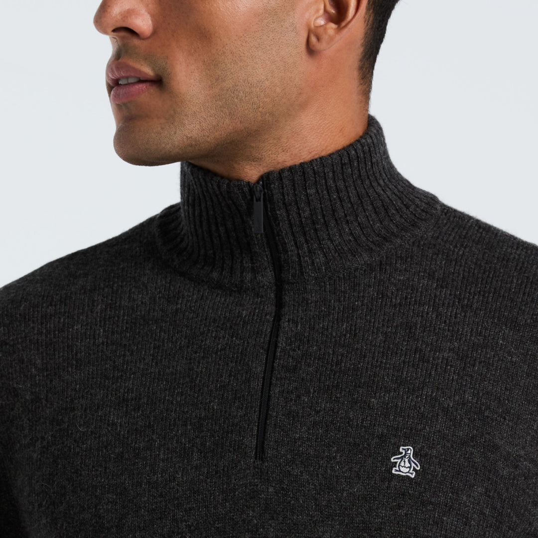 Sueter De Lana Con Cierre 1/4