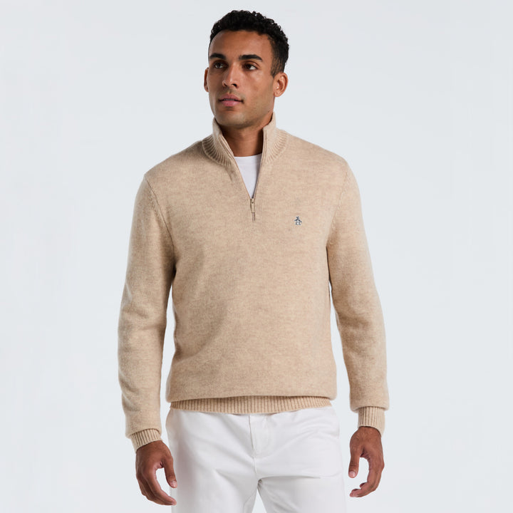 Sueter De Lana Con Cierre 1/4