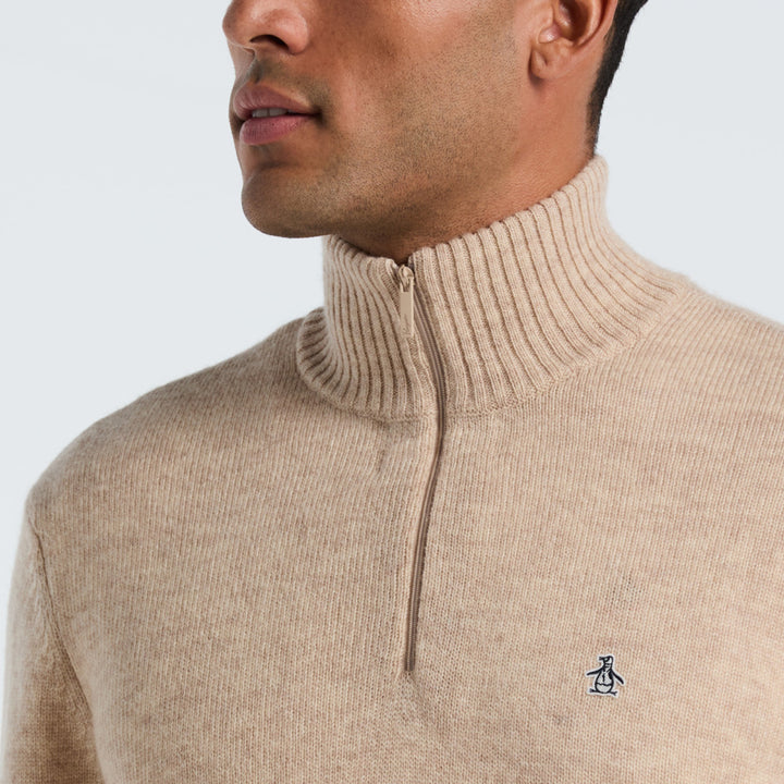 Sueter De Lana Con Cierre 1/4