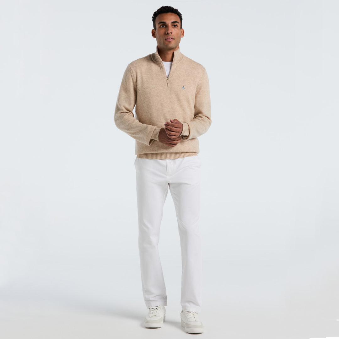 Sueter De Lana Con Cierre 1/4