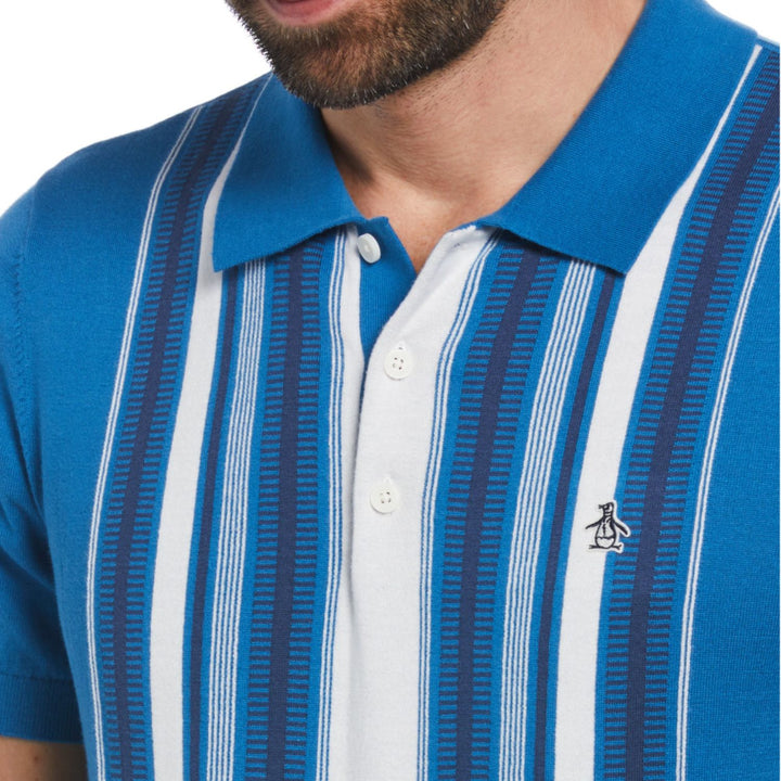 Polo Cash Like Con Lineas Verticales - Original Penguin México