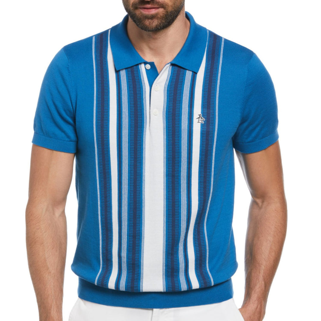 Polo Cash Like Con Lineas Verticales - Original Penguin México