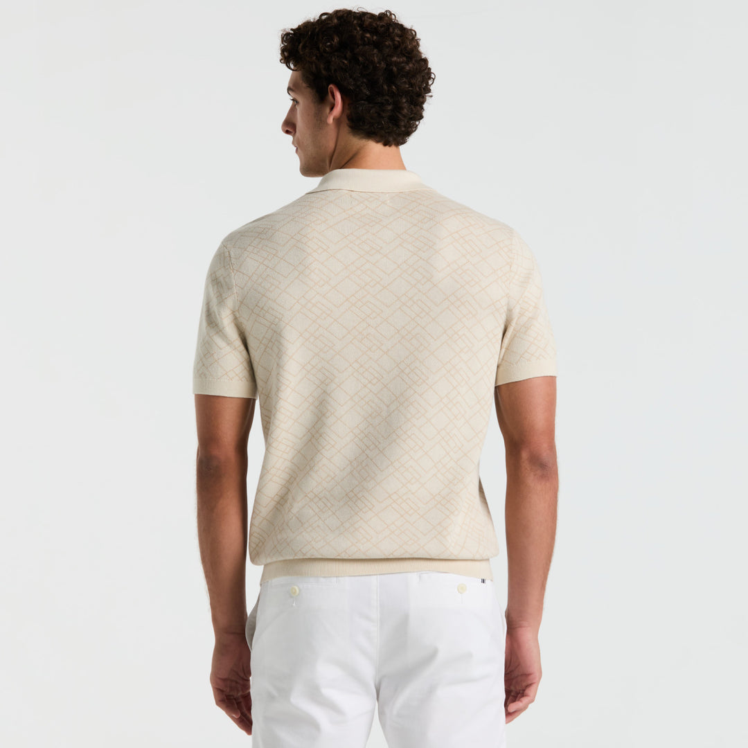 Polo De Algodón Con Jacquard