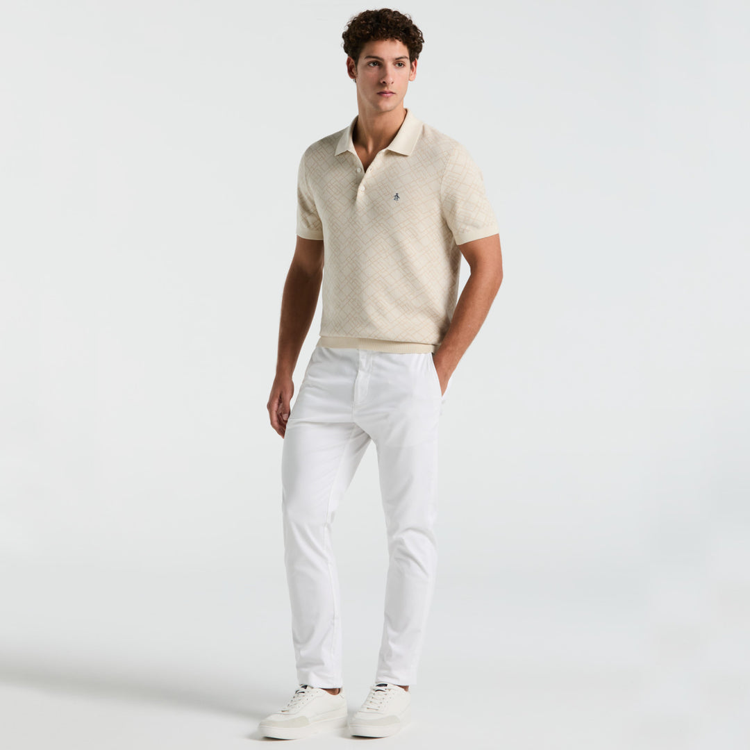 Polo De Algodón Con Jacquard