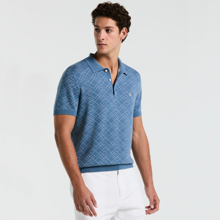 Polo De Algodón Con Jacquard