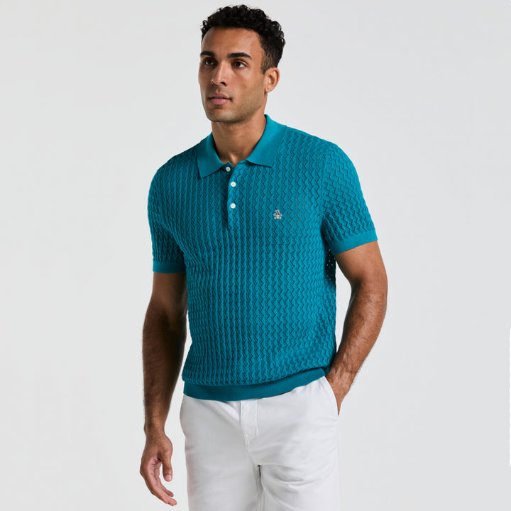 Polo De Algodón Con Textura